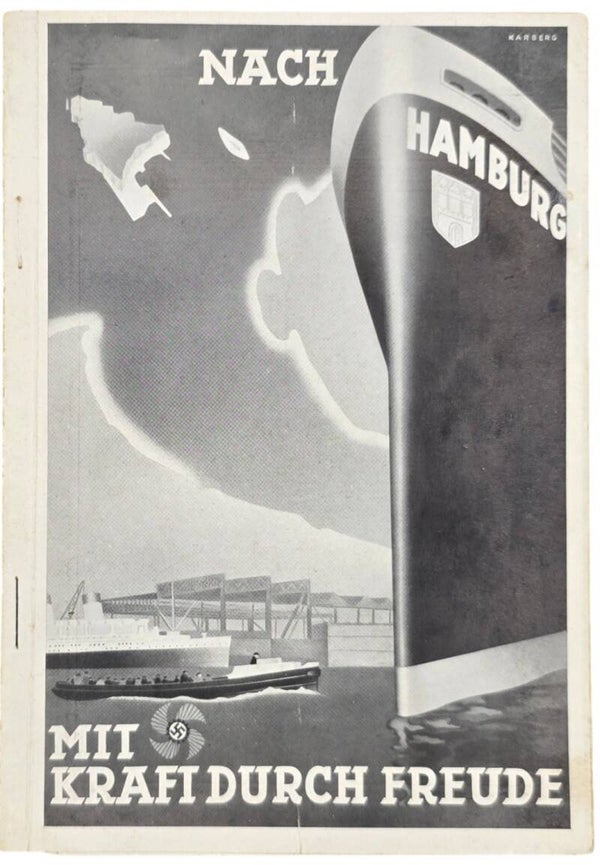 Original WW2 German KDF Document - Nach Hamburg Mit Kraft Durch Freude, SS Oceana (1938)