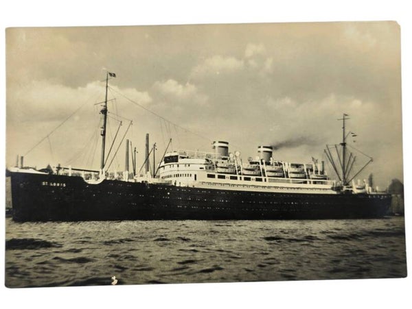 Original WW2 German Postcard - HAPAG Hamburg Amerika Linie, MS St. Louis ship