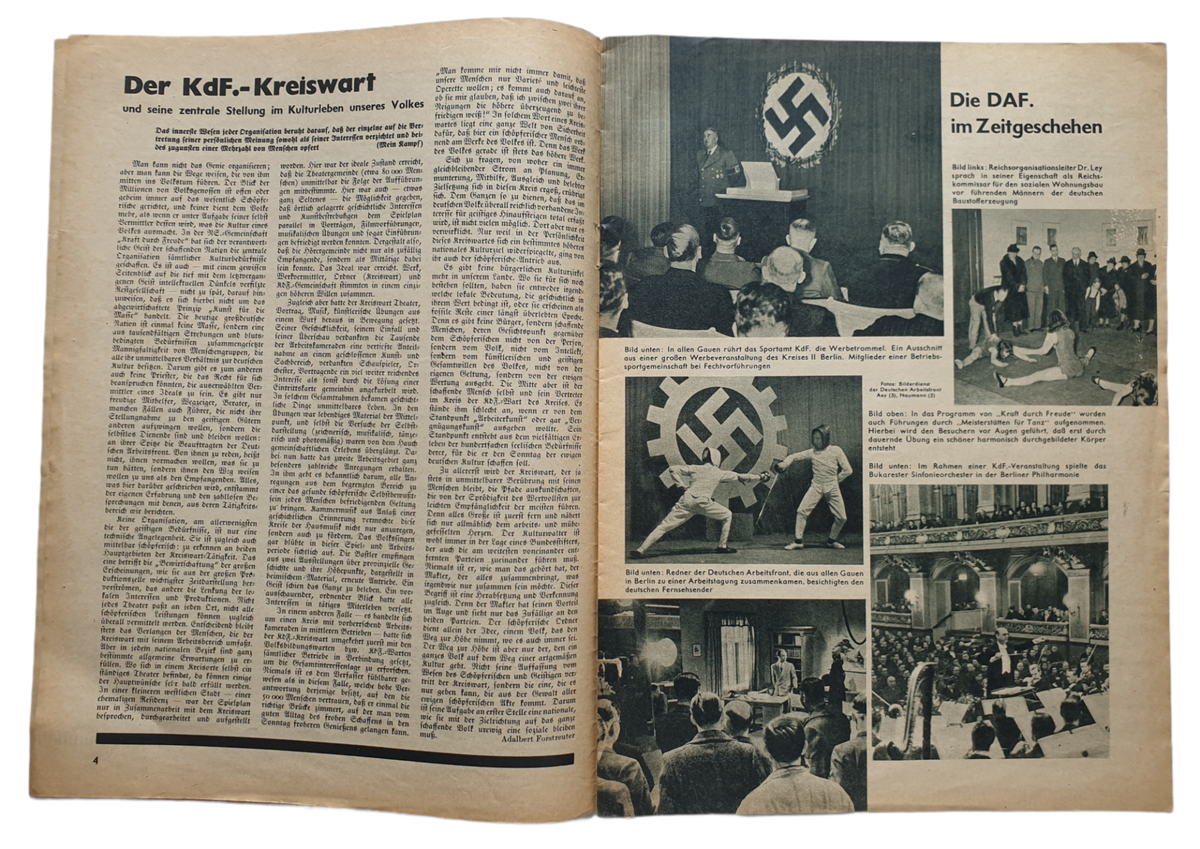 German magazine - KDF Arbeitertum 10th year no 21 (1941) Göring | RG ...