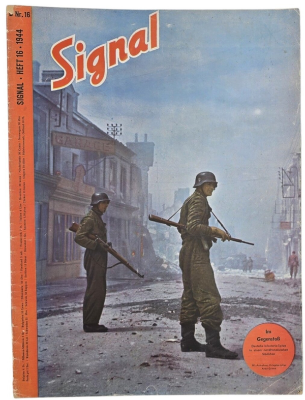 Original WW2 German Magazine - Signal No. 16, German language (1944)