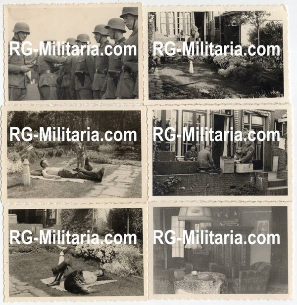 Original WW2 German Photo - German schreibstube in Kralingen Rotterdam, Holland, May (1940)