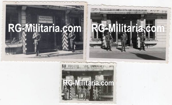 Original WW2 German Photo - Luftwaffe at the Royal Hotel Amsterdam (?), Holland