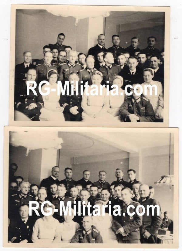 Original WW2 German Photo - Officers night in Amsterdam, Holland