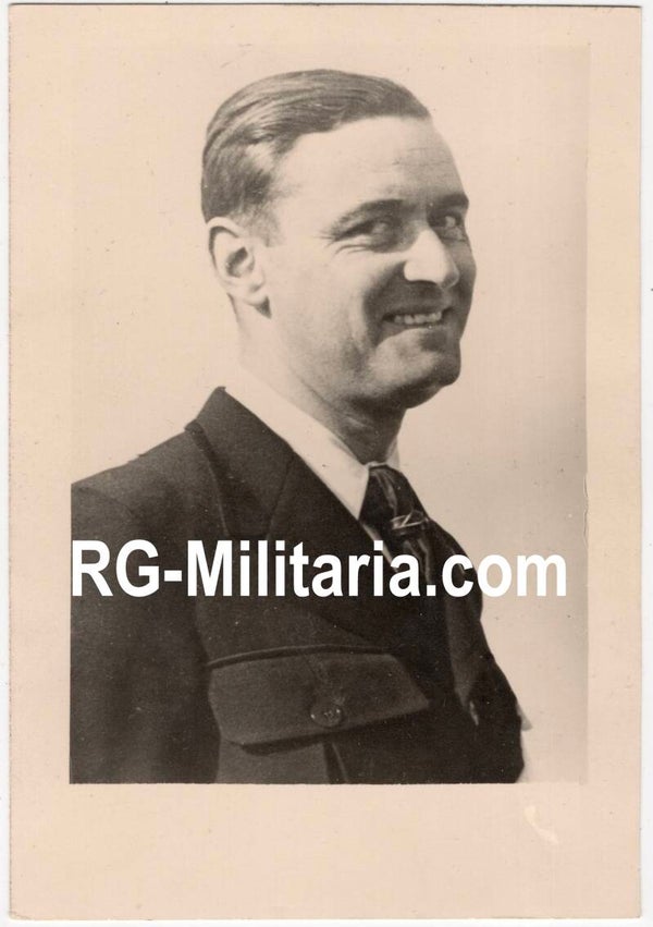 Original WW2 Dutch Collaboration NSB Photo - Cornelis van Geelkerken