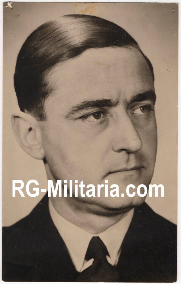 Original WW2 Dutch Collaboration NJS Postcard - Jeugdstorm Cornelis van Geelkerken