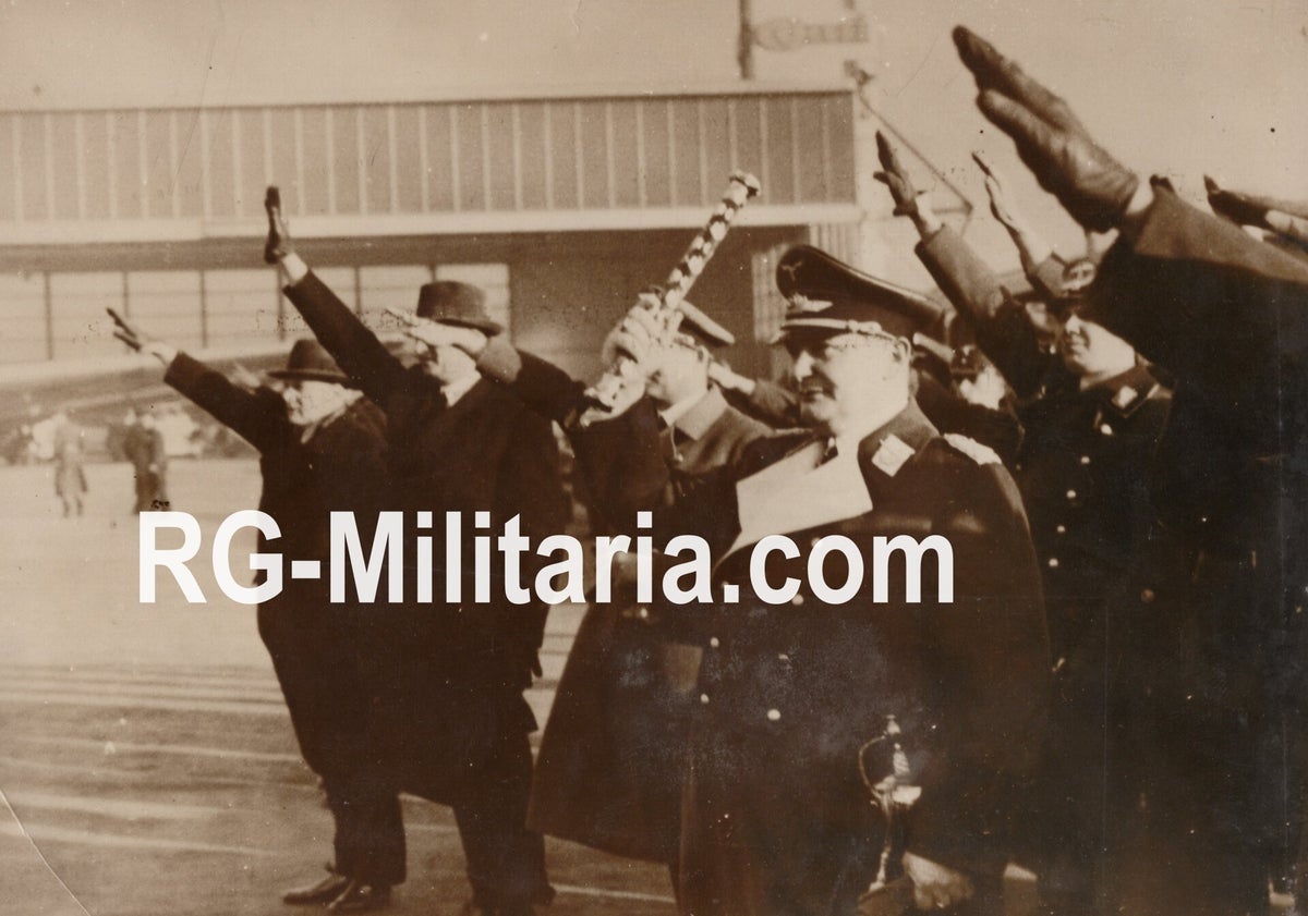Original WW2 French Press Photo - Luftwaffe Reichsmarschall Hermann ...