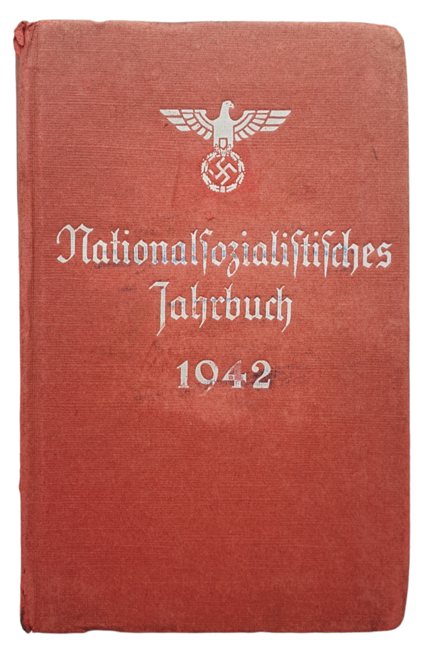 Original WW2 German book - Nationalsozialistisches Jahrbuch (1942)