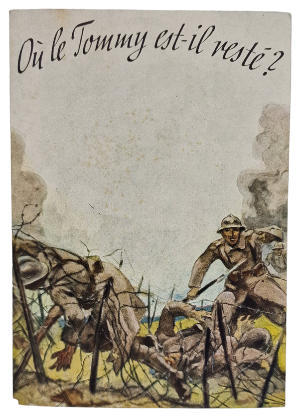 Original WW2 German Leaflet - Ou le Tommy est-il reste? (1940)