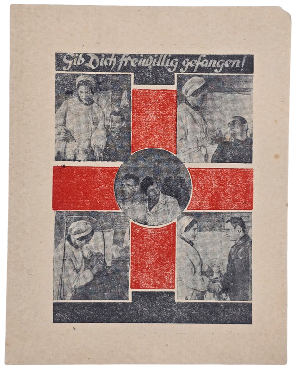Original WW2 Russian Leaflet - 2701 "Gib Dich freiwillig gefangen!" (1943)