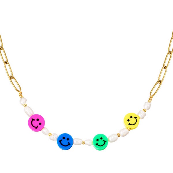 Edelstalen ketting ⭐️ smilies