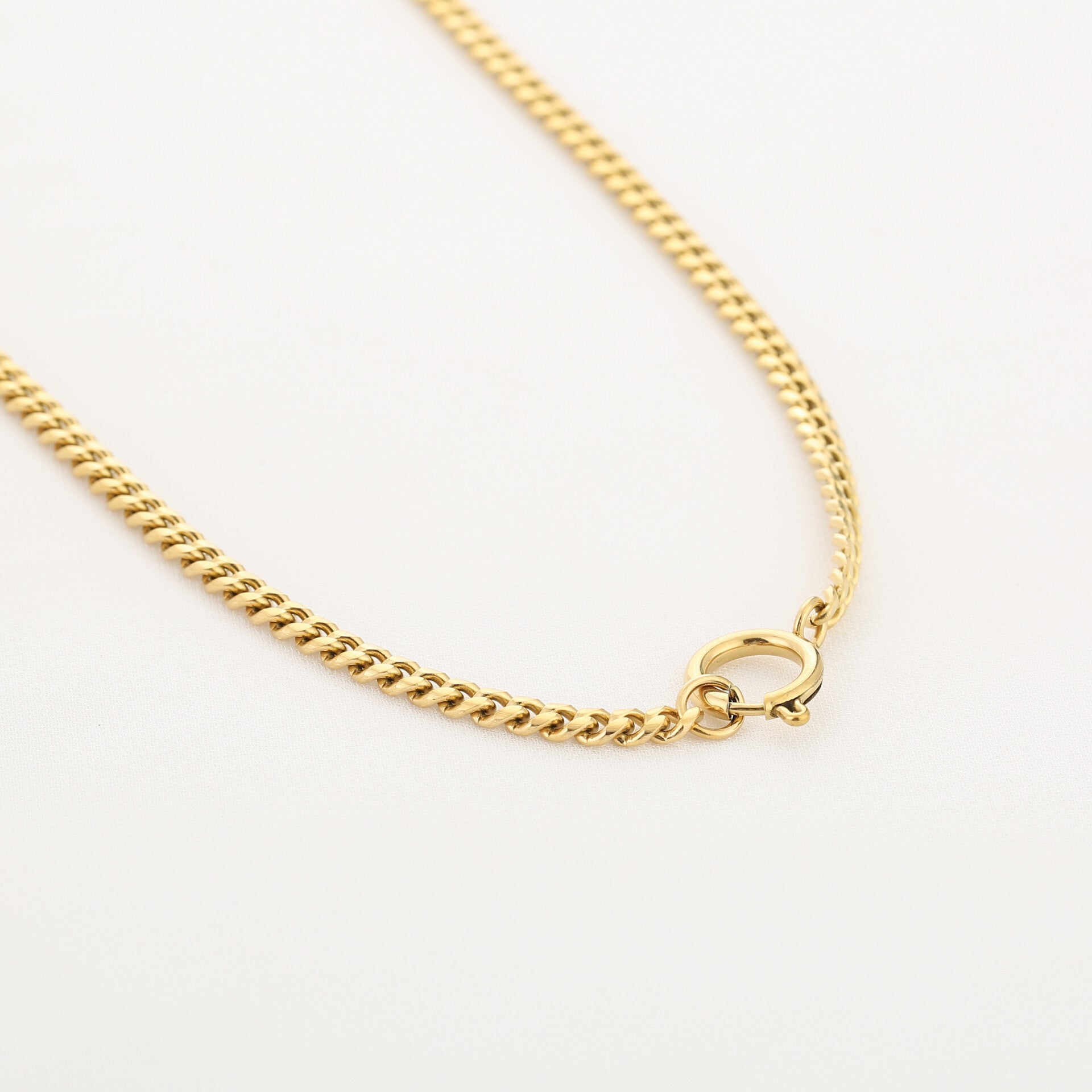 Ketting groot slotje - Goud