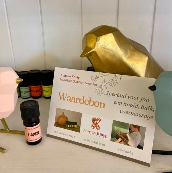 Sinterklaas cadeau Kindermassage