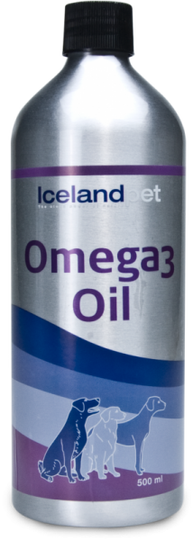 Icelandpet omega-3 olie 500ml