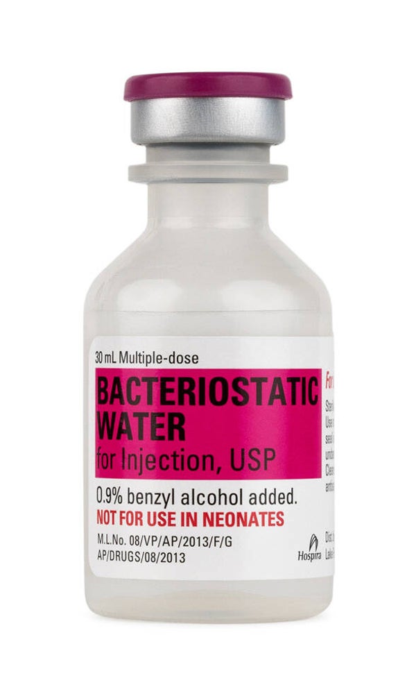 Hospira Bacteriostatic Water 30ml