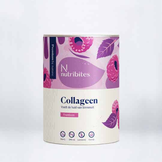Nutribites Collageen Poeder Framboos