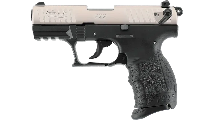 Walther P22Q SRS Waffe Nickel