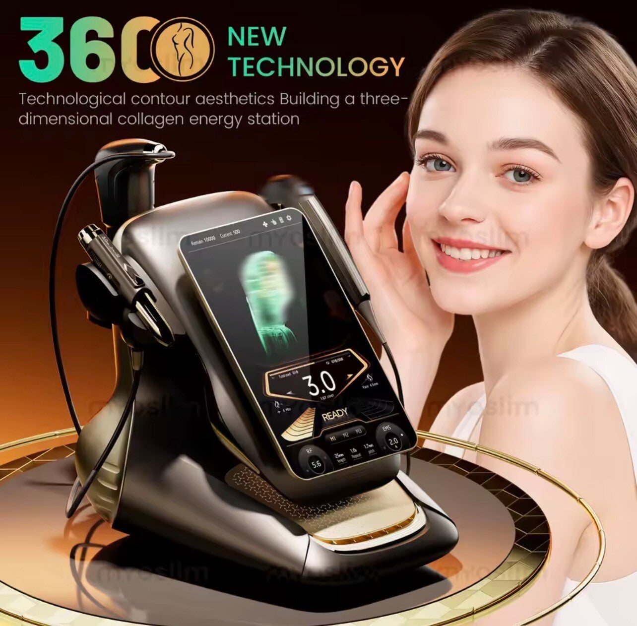 Nouvelle machine de beauté 360MAX 25D HIFU 3 en 1.