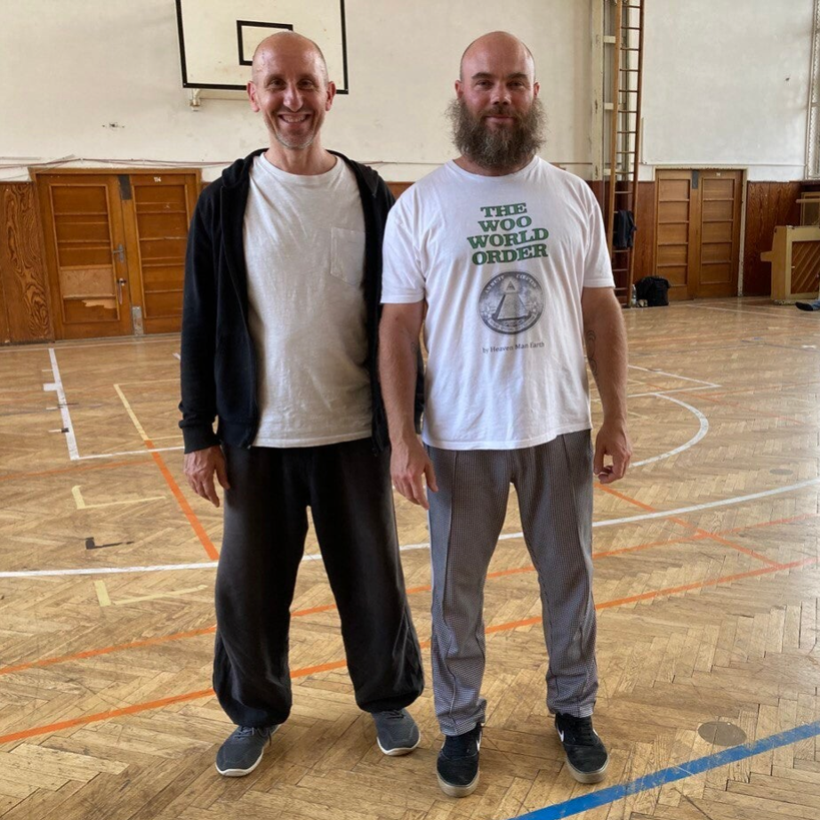 Fabio Van Axel con Sifu Adam Mizner