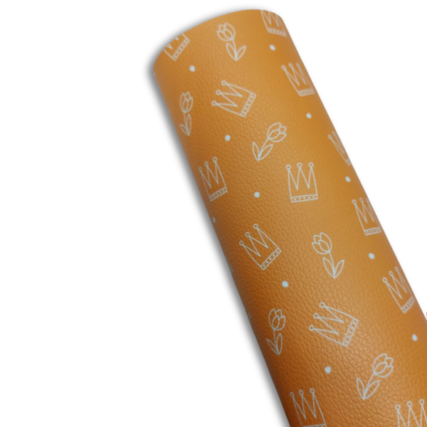 Pu leer Koningsdag kroon