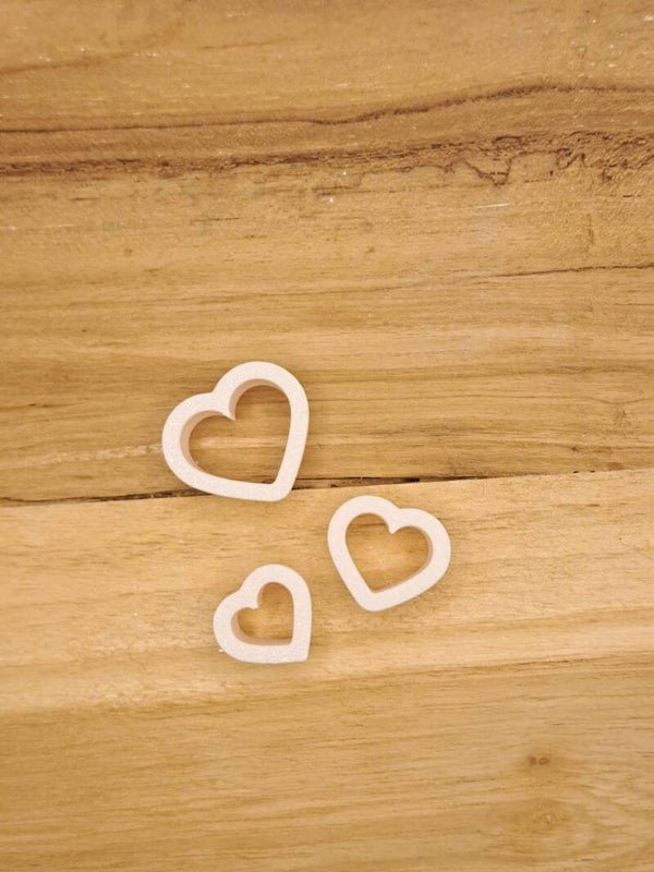 Hartjes set van 3 cutters