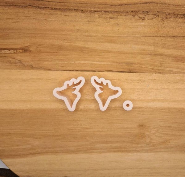 Rendier met neus cutter