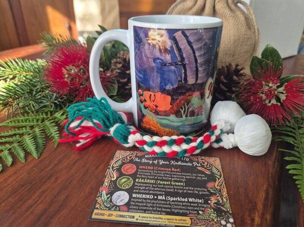 Meri Kirihimete Mug & Mini Poi Gift Set