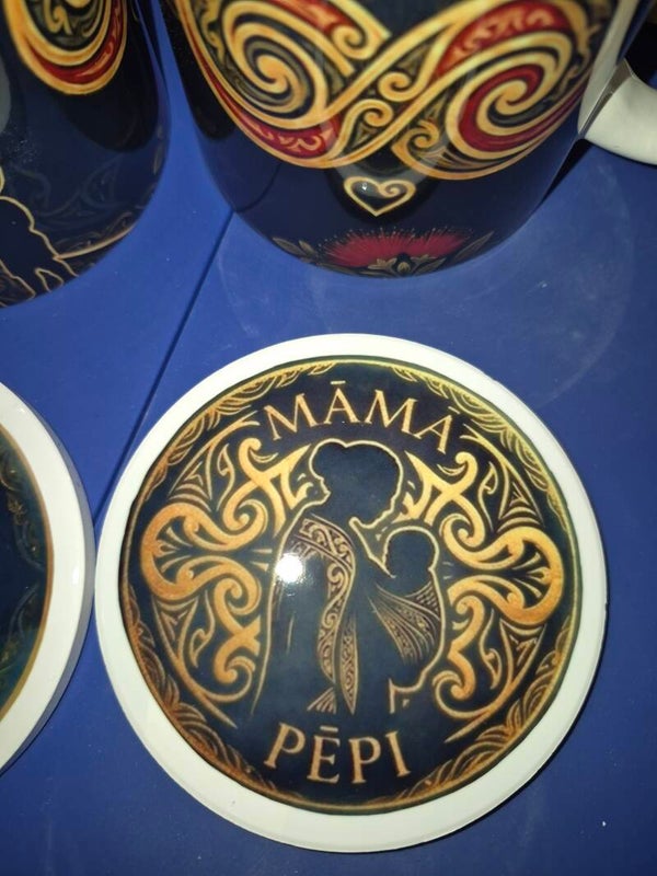 Māmā & Pēpi | Signature Mug & Coaster Set