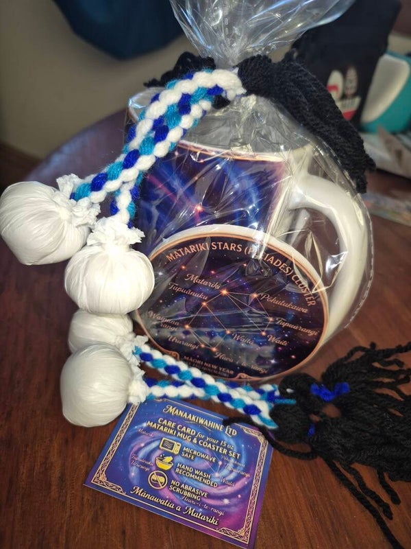 Limited Edition Matariki Mug & Coaster Set – Te Tau Hou Māori Gift Pack