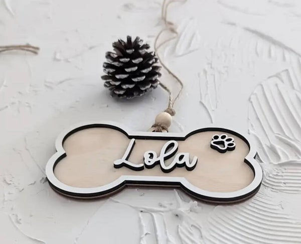 Adorno hueso relieve