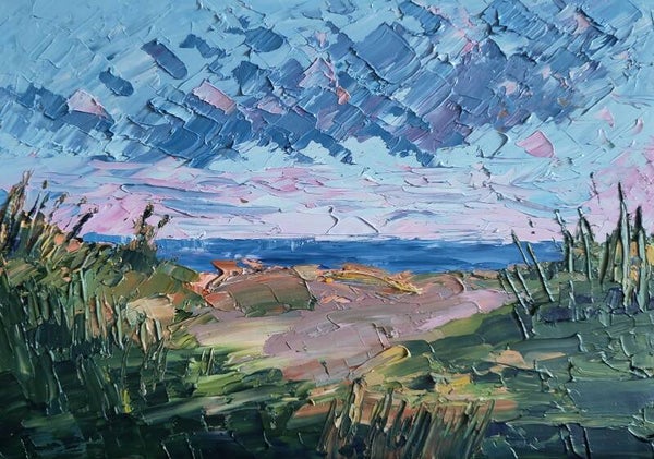 Dune landscape painting Oil original art