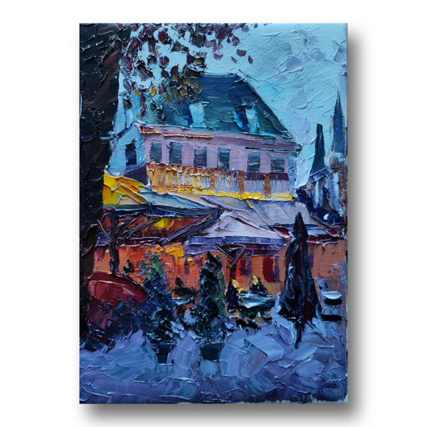 Utrecht Original art Villa Orlov paitning Original Oil artwork