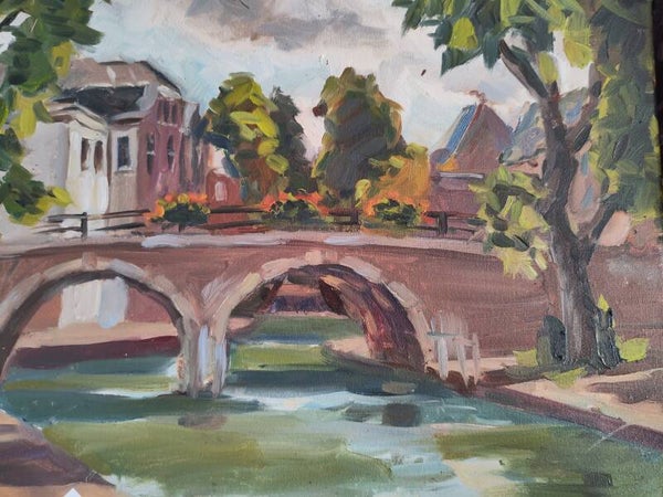 Utrecht Original oil art