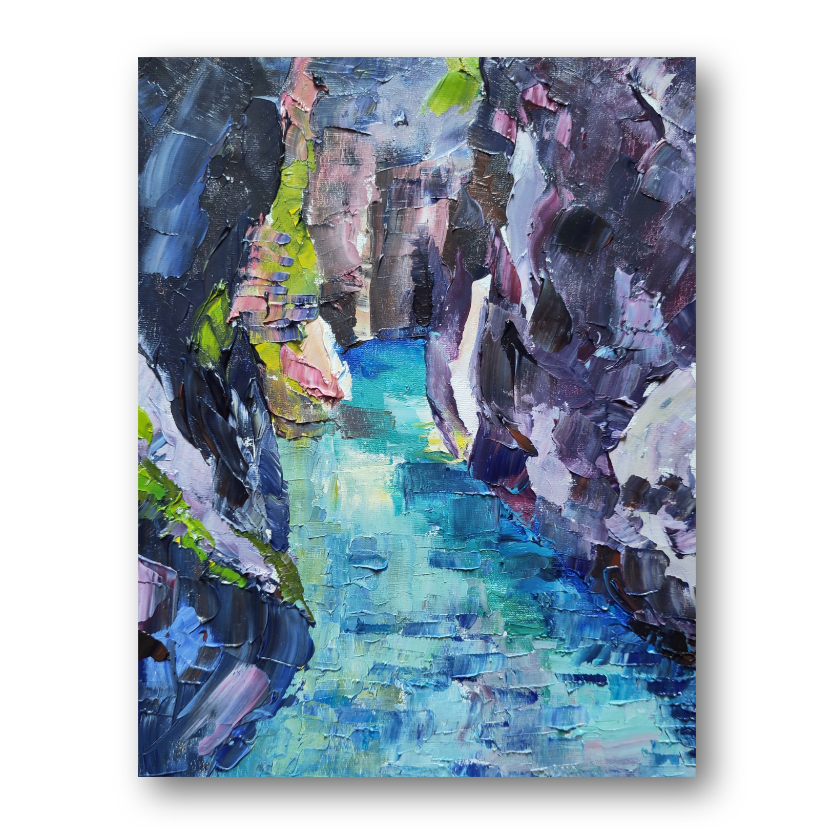 Partnachklamm – Original-Ölgemälde