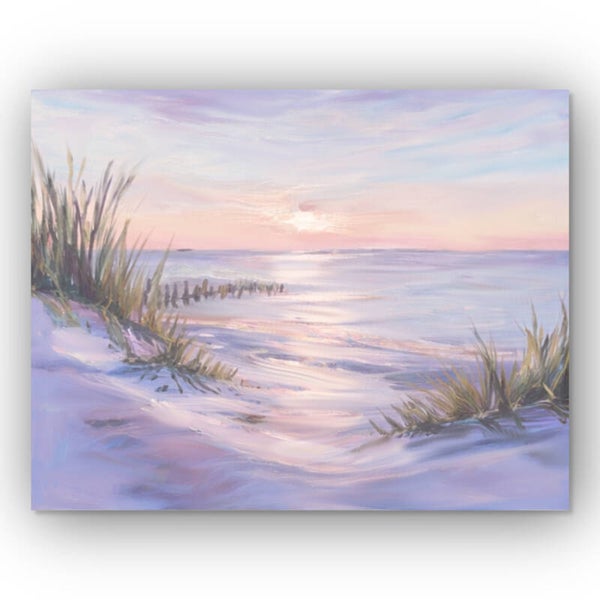 Sand dunes Oil painting on Canvas Original art Handmade art North sea