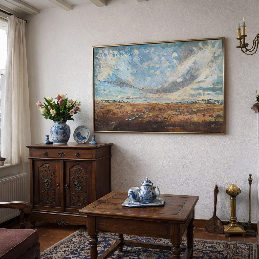 Autumn landscape  Oil original painting