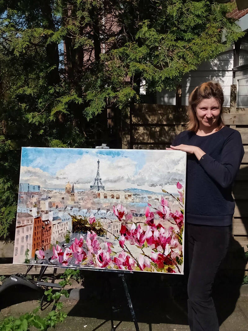 Custom painting from your photo by an professional artist Julia Grechkina