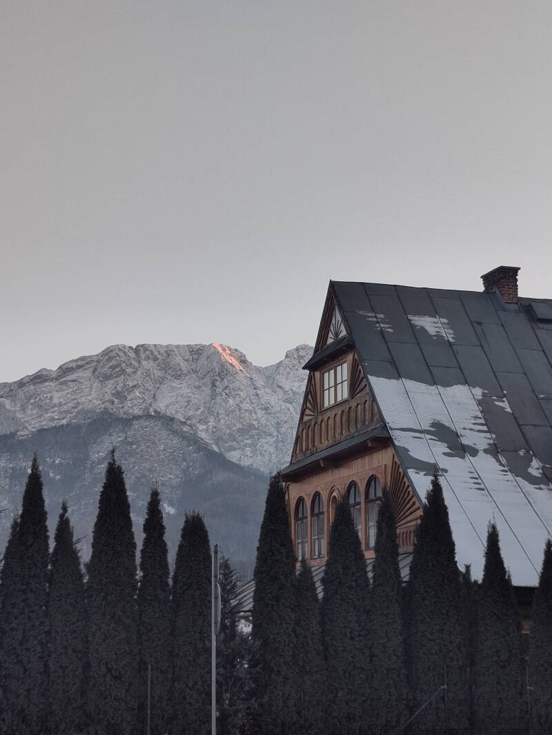 Evening in Tatra mountains