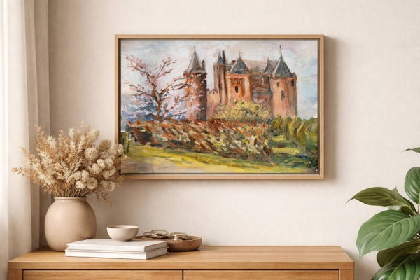 Сustom oil architectural painting Commission art