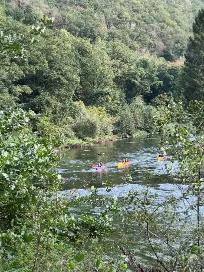 Kayak auf der Semois Camping Le Trou du Cheval