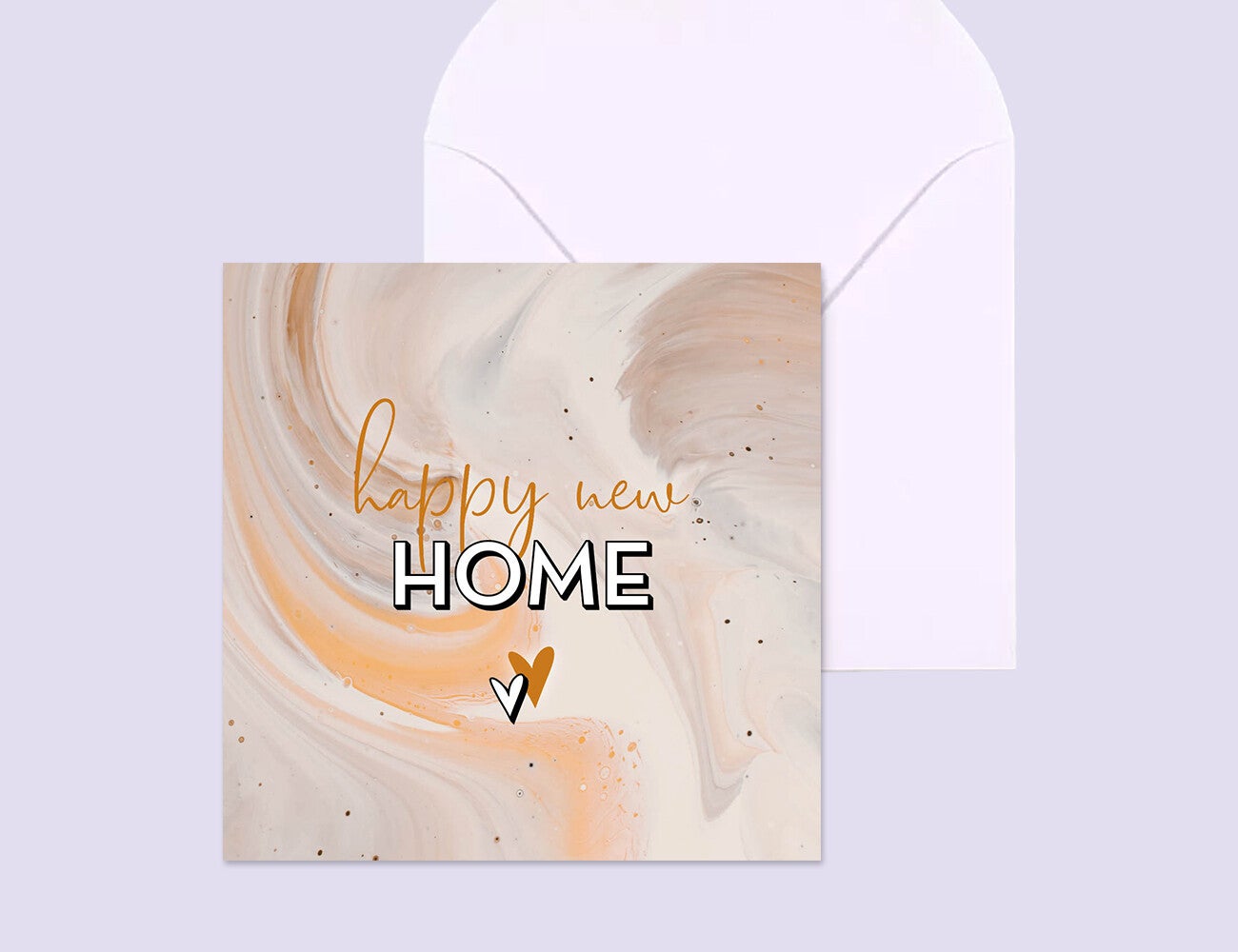 Wenskaart Happy new home'