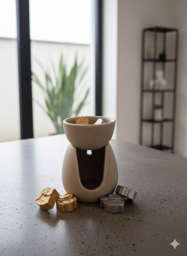 Waxmeltbrander modern