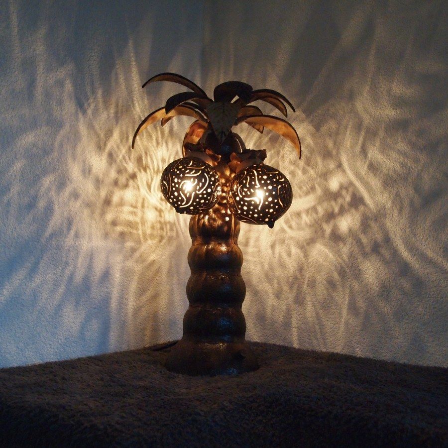 Kokosnootlamp Tafellampen - [Type 9]