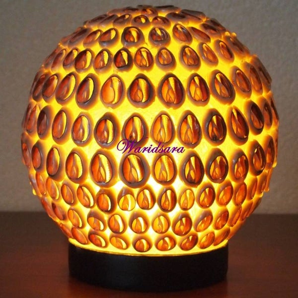 Schelpenlamp Bol - [Type 0]