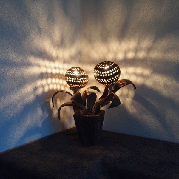 Kokosnootlamp Tafellampen - [Type 7]