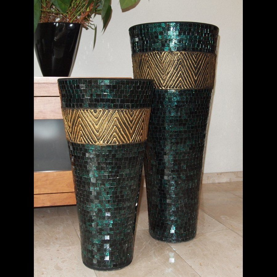 Mozaïek Vaas - [Type 12] Groen