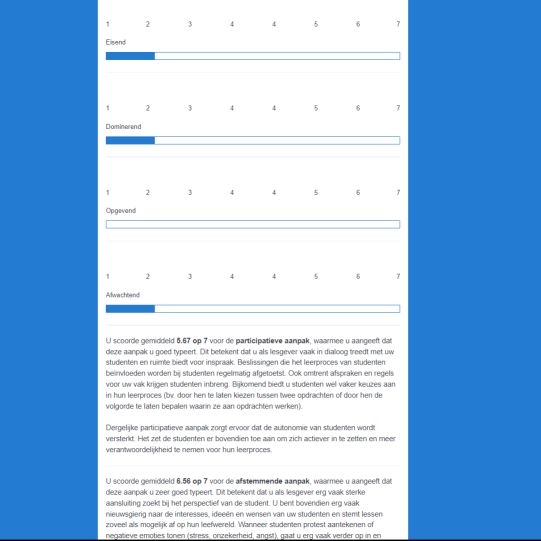 Zelftest leerkrachtstijl