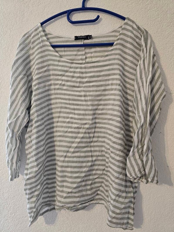 Lässiges Damen Shirt S - Today - Streifen Look und Lockerer Schnitt