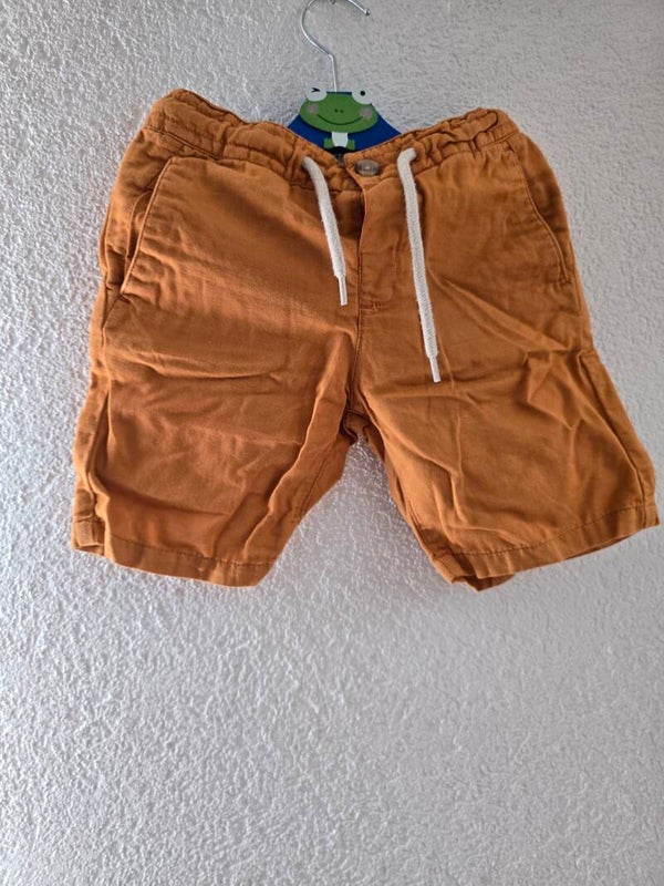 Mayoral Kinder Shorts - Grösse 110 - Rostbraun/Cognac mit Kordelzug