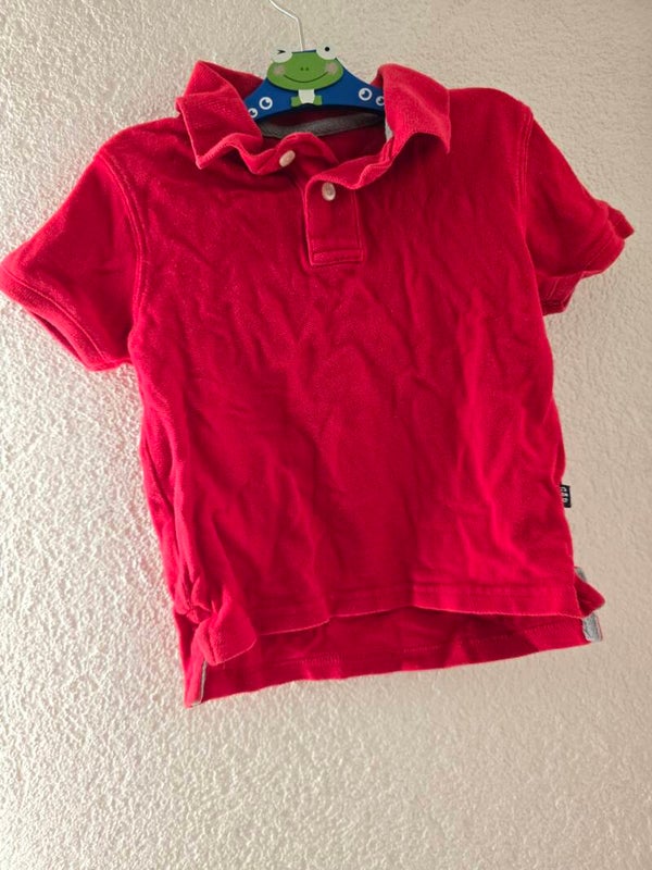 BabyGap Poloshirt - Grösse ca. 2 Jahre - Rot - Klassisches Kurzarm-Shirt