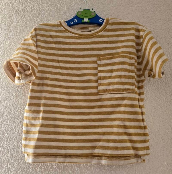 Zara Kinder  T-Shirt - Gestreift Grösse 98